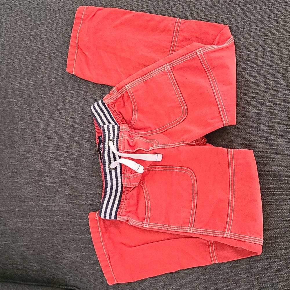Mini Boden Bright Orange Pants Boys 6